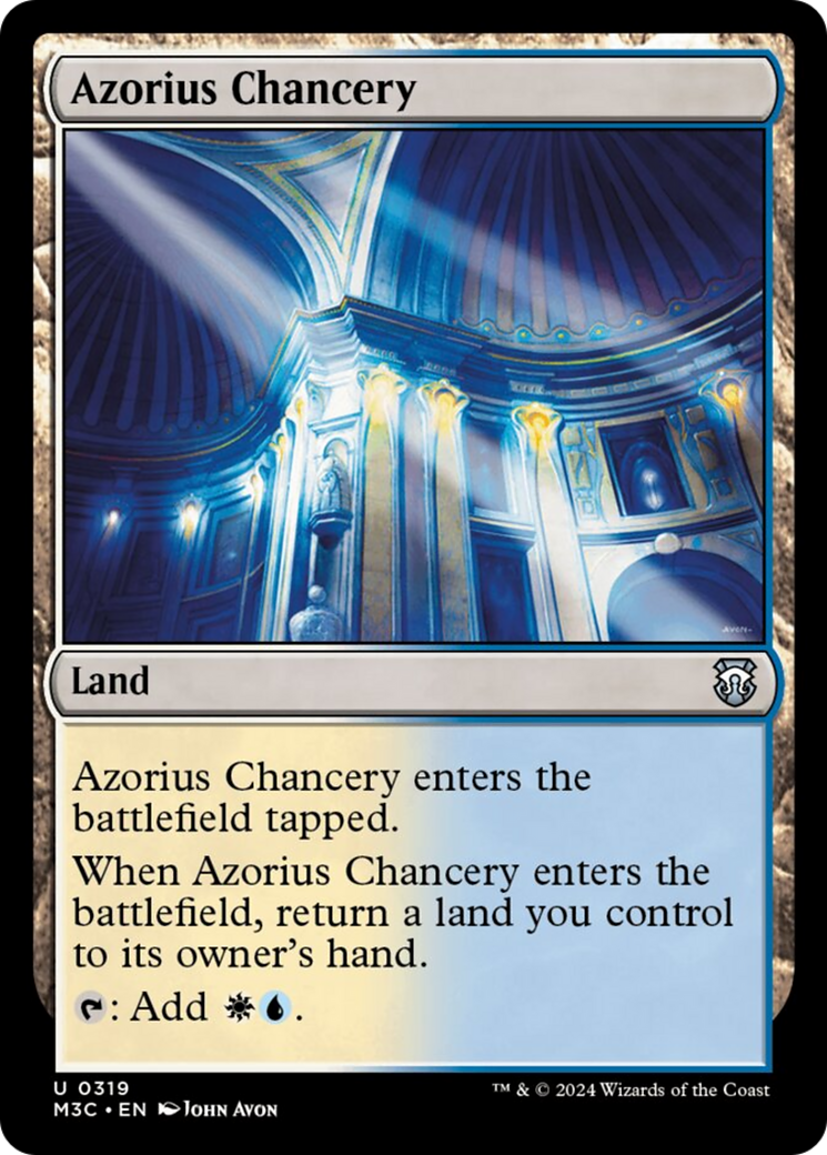 Azorius Chancery [Modern Horizons 3 Commander] | Shuffle n Cut Hobbies & Games