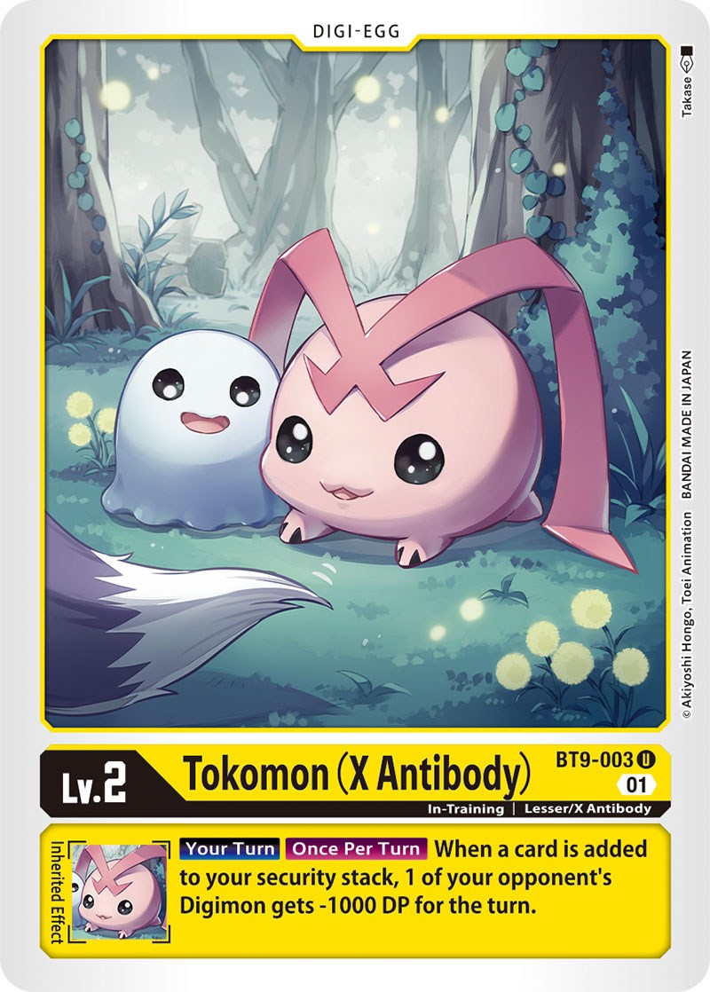 Tokomon (X Antibody) [BT9-003] [X Record] | Shuffle n Cut Hobbies & Games