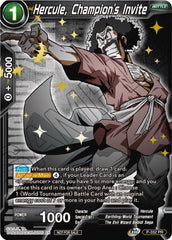 Hercule, Champion's Invite (Gold Stamped) (P-332) [Tournament Promotion Cards] | Shuffle n Cut Hobbies & Games