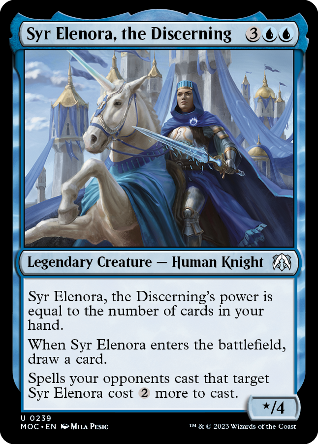 Syr Elenora, the Discerning [March of the Machine Commander] | Shuffle n Cut Hobbies & Games