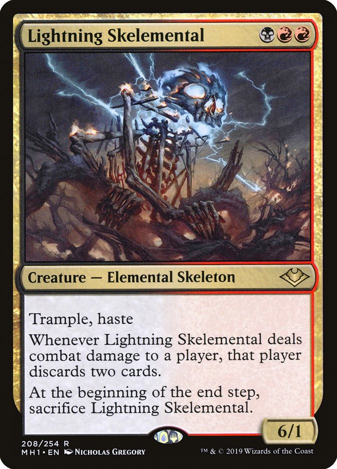 Lightning Skelemental [Modern Horizons] | Shuffle n Cut Hobbies & Games