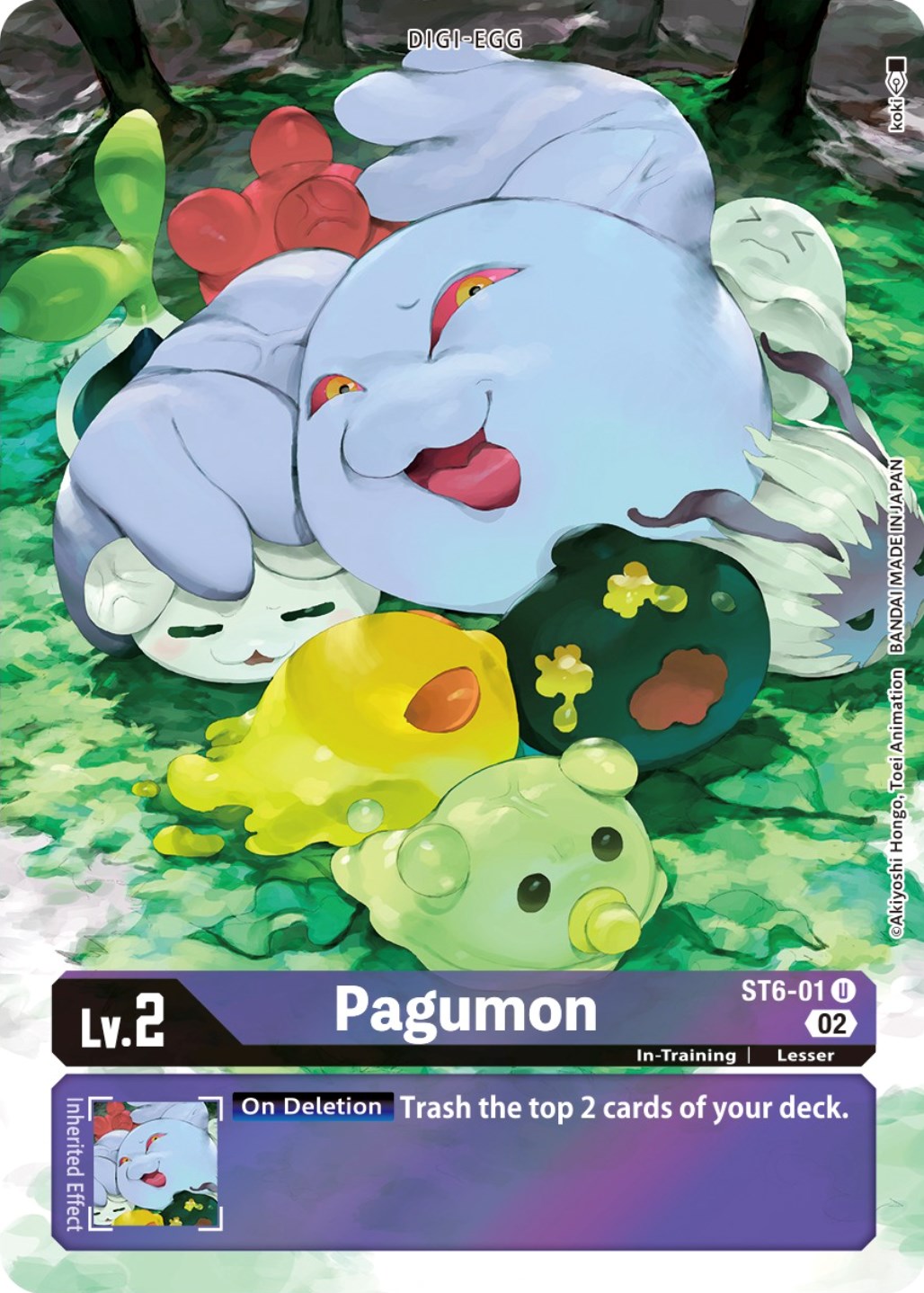 Pagumon [ST6-01] (Alternate Art) [Starter Deck: Beelzemon Advanced Deck Set] | Shuffle n Cut Hobbies & Games