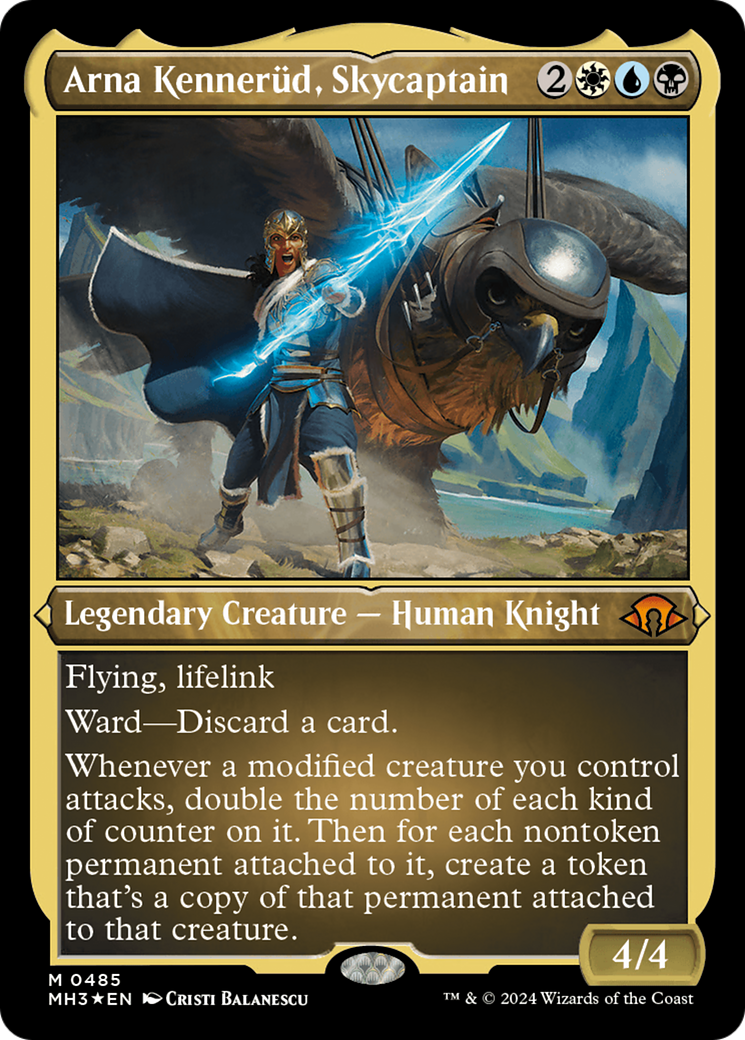 Arna Kennerud, Skycaptain (Foil Etched) [Modern Horizons 3] | Shuffle n Cut Hobbies & Games