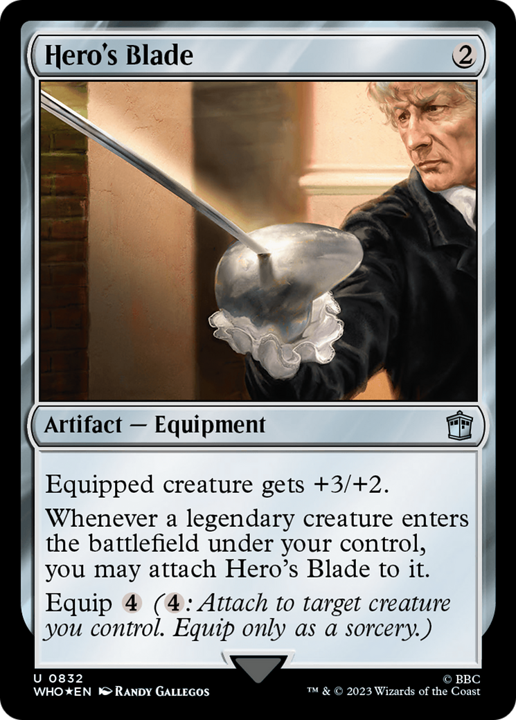 Hero's Blade (Surge Foil) [Doctor Who] | Shuffle n Cut Hobbies & Games