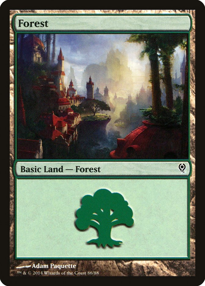 Forest (86) [Duel Decks: Jace vs. Vraska] | Shuffle n Cut Hobbies & Games