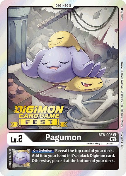 Pagumon [BT6-005] (Digimon Card Game Fest 2022) [Double Diamond Promos] | Shuffle n Cut Hobbies & Games