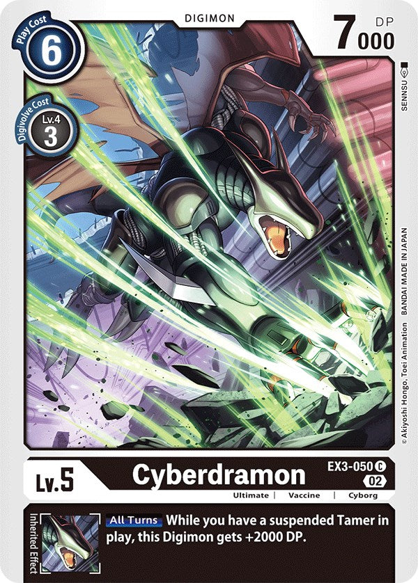 Cyberdramon [EX3-050] [Draconic Roar] | Shuffle n Cut Hobbies & Games