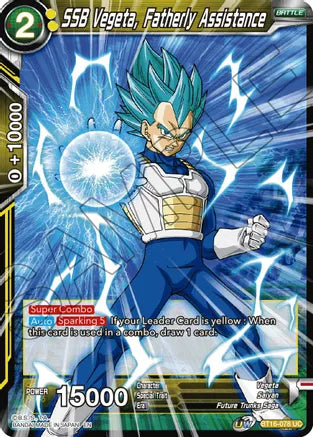 SSB Vegeta, Fatherly Assistance (BT16-078) [Realm of the Gods] | Shuffle n Cut Hobbies & Games