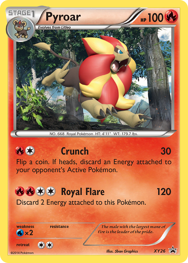 Pyroar (XY26) [XY: Black Star Promos] | Shuffle n Cut Hobbies & Games