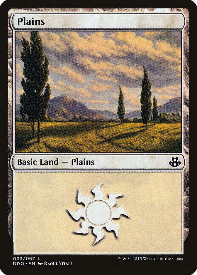 Plains (33) [Duel Decks: Elspeth vs. Kiora] | Shuffle n Cut Hobbies & Games