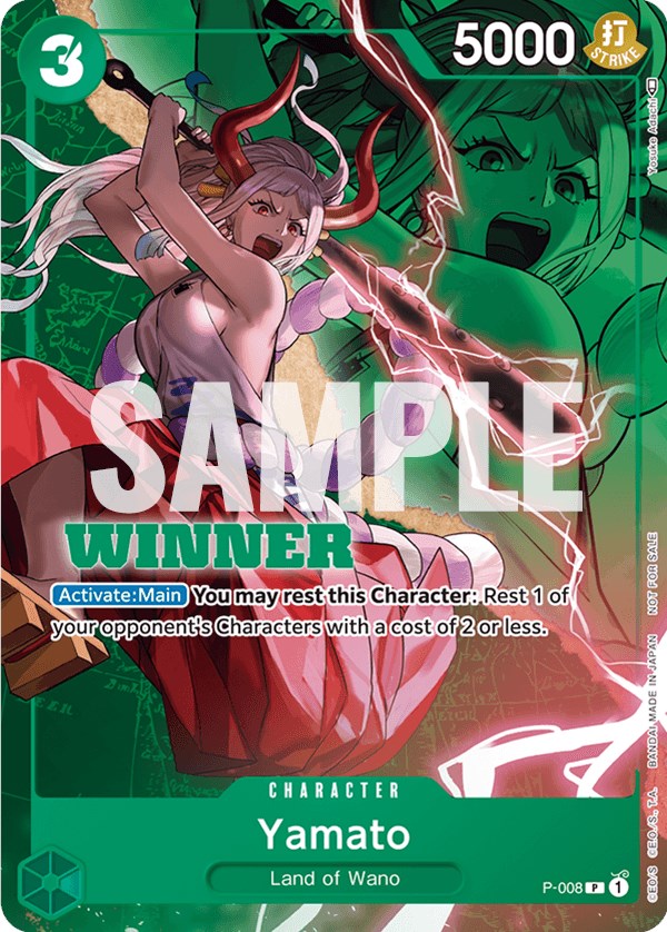 Yamato (P-008) (Winner Pack Vol. 1) [One Piece Promotion Cards] | Shuffle n Cut Hobbies & Games