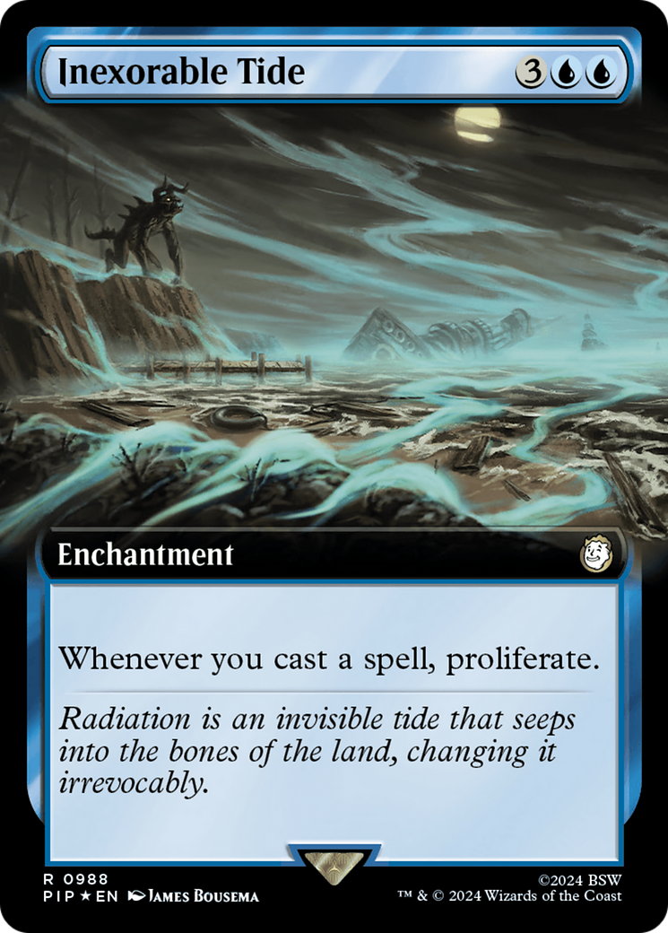 Inexorable Tide (Extended Art) (Surge Foil) [Fallout] | Shuffle n Cut Hobbies & Games