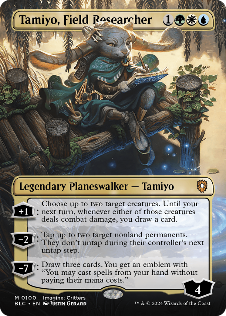 Tamiyo, Field Researcher (Borderless) [Bloomburrow Commander] | Shuffle n Cut Hobbies & Games