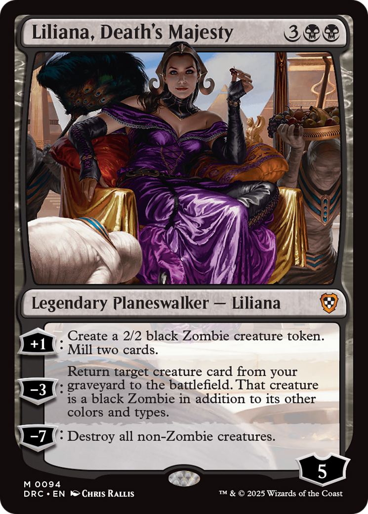 Liliana, Death's Majesty [Aetherdrift Commander] | Shuffle n Cut Hobbies & Games