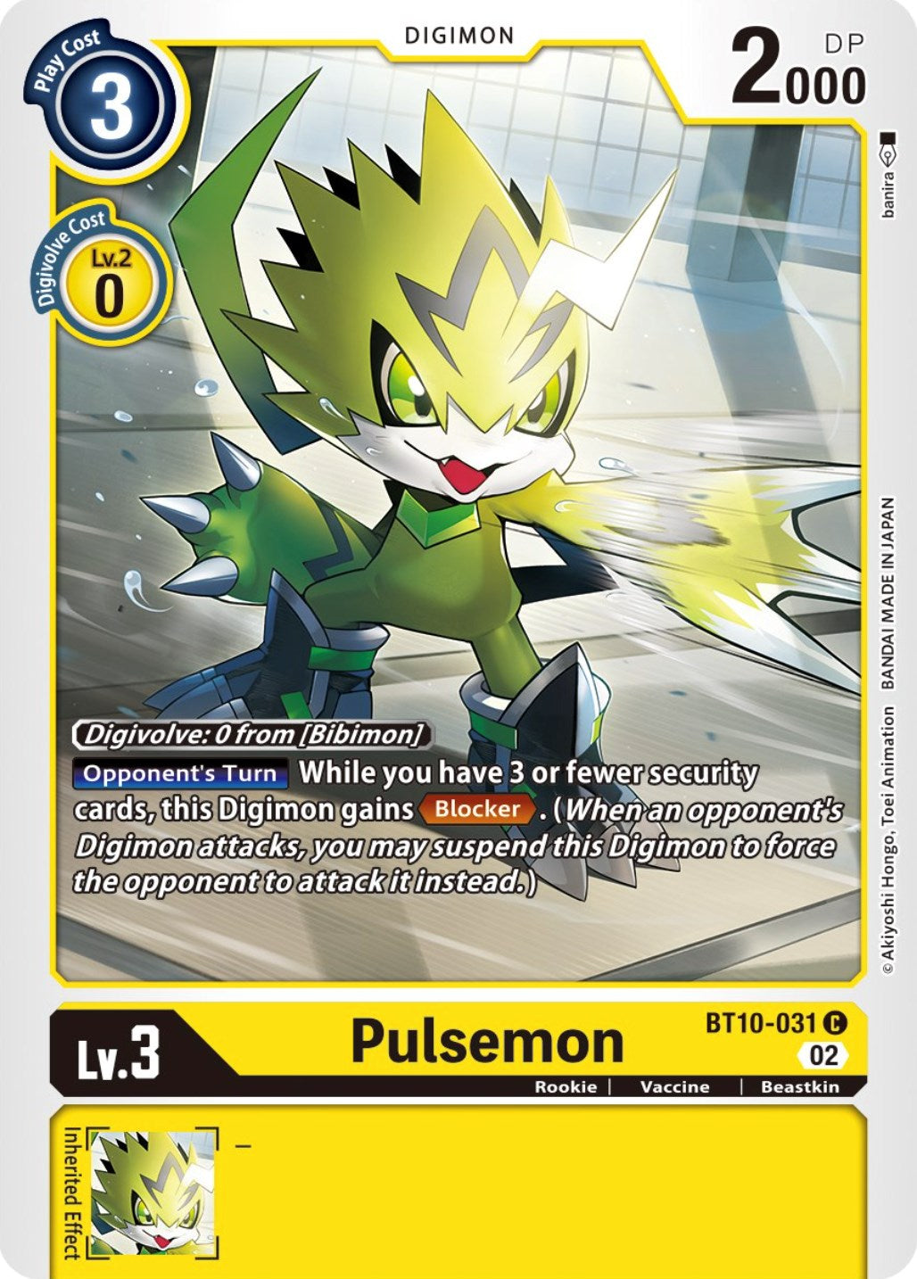 Pulsemon [BT10-031] [Xros Encounter] | Shuffle n Cut Hobbies & Games