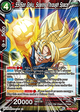 SS Son Goku, Soaring Through Space (BT17-006) [Ultimate Squad] | Shuffle n Cut Hobbies & Games