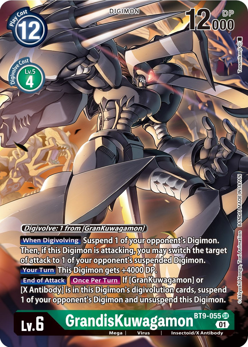 GrandisKuwagamon [BT9-055] (Alternate Art) [X Record] | Shuffle n Cut Hobbies & Games