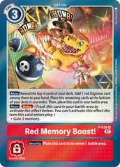 Red Memory Boost! [P-035] [Promotional Cards] | Shuffle n Cut Hobbies & Games