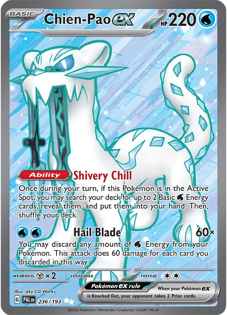 Chien-Pao ex (236/193) [Scarlet & Violet: Paldea Evolved] | Shuffle n Cut Hobbies & Games