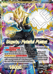 Son Goku & Vegeta // Gogeta, Fateful Fusion (2021 Championship Top 16) (BT12-122) [Tournament Promotion Cards] | Shuffle n Cut Hobbies & Games