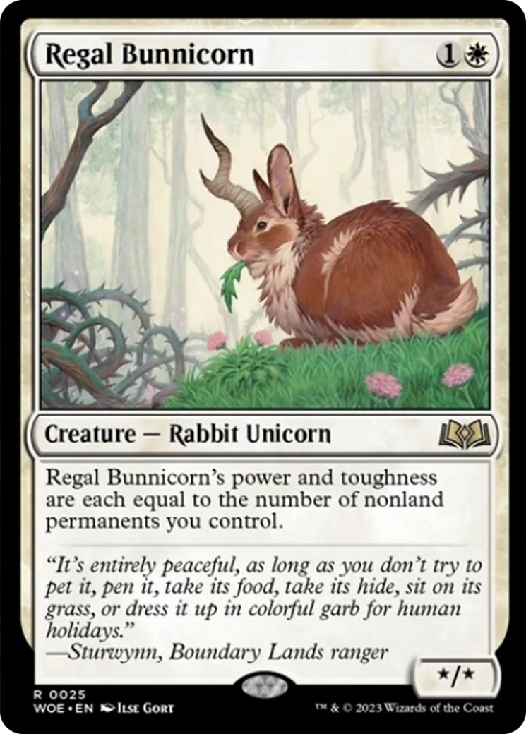 Regal Bunnicorn [Wilds of Eldraine] | Shuffle n Cut Hobbies & Games