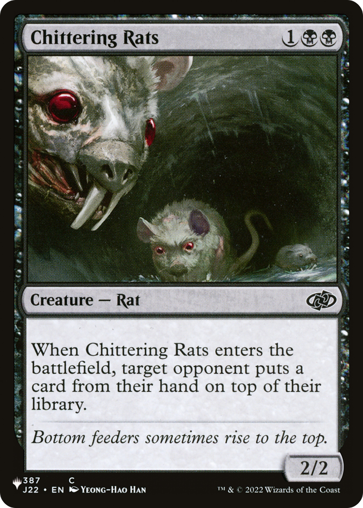 Chittering Rats [The List Reprints] | Shuffle n Cut Hobbies & Games