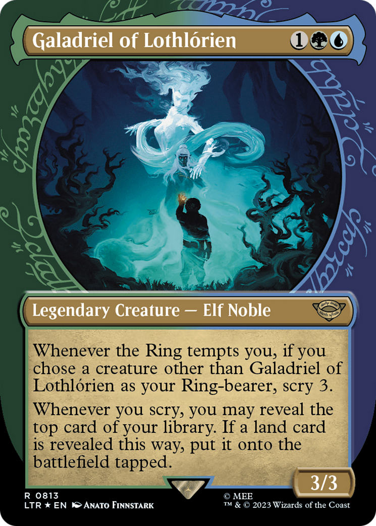 Galadriel of Lothlorien (Showcase) (Surge Foil) [The Lord of the Rings: Tales of Middle-Earth] | Shuffle n Cut Hobbies & Games