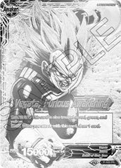 Vegeta // Vegeta, Furious Awakening (Championship Final 2019) (SIlver Metal Foil) (P-163) [Tournament Promotion Cards] | Shuffle n Cut Hobbies & Games