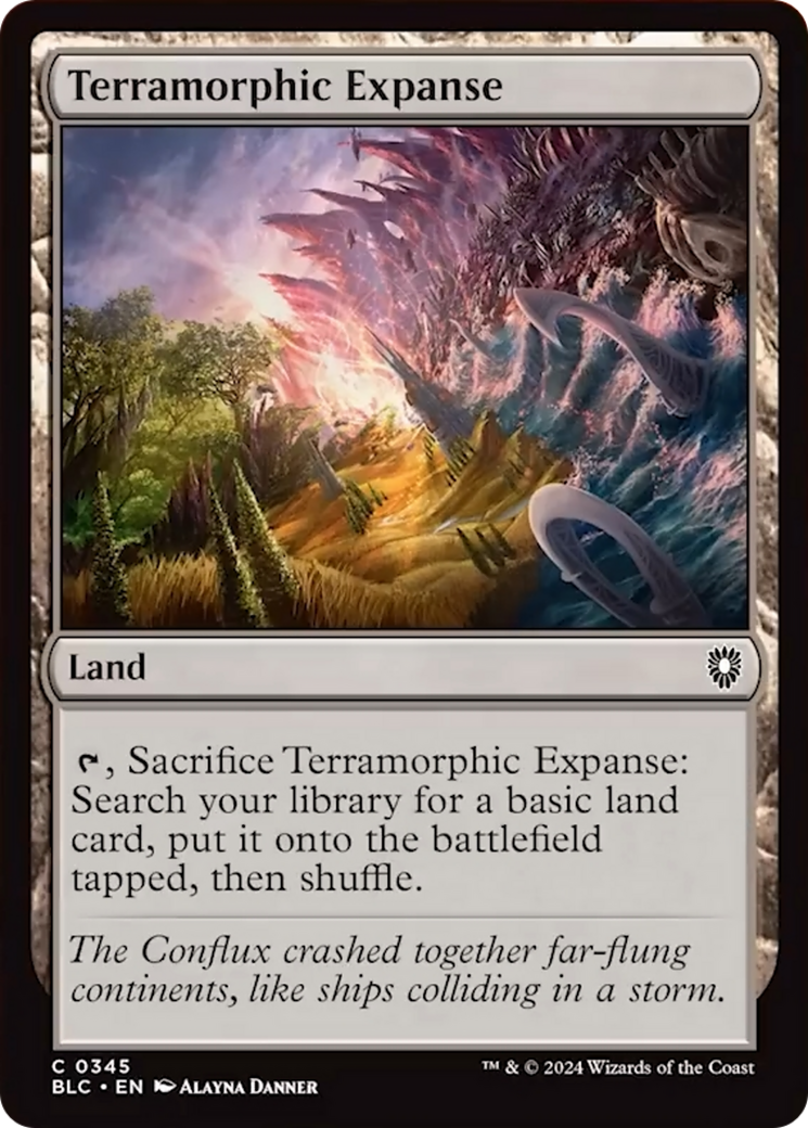 Terramorphic Expanse [Bloomburrow Commander] | Shuffle n Cut Hobbies & Games