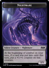 Nightmare // Food (0011) Double-Sided Token [Wilds of Eldraine Tokens] | Shuffle n Cut Hobbies & Games