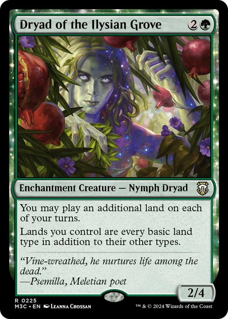 Dryad of the Ilysian Grove (Ripple Foil) [Modern Horizons 3 Commander] | Shuffle n Cut Hobbies & Games