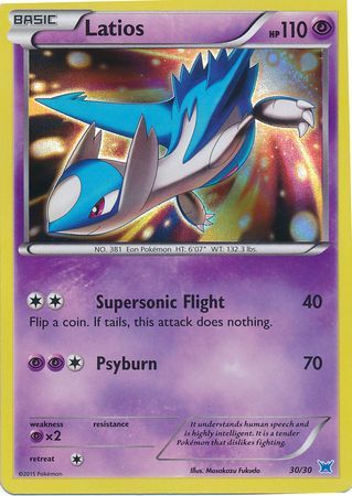 Latios (30/30) [XY: Trainer Kit 2 - Latios] | Shuffle n Cut Hobbies & Games