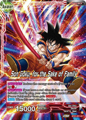 Son Goku // Son Goku, for the Sake of Family (BT21-001) [Wild Resurgence] | Shuffle n Cut Hobbies & Games