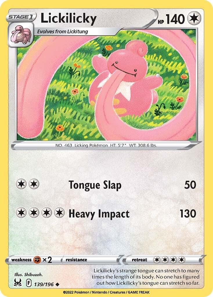 Lickilicky (139/196) [Sword & Shield: Lost Origin] | Shuffle n Cut Hobbies & Games