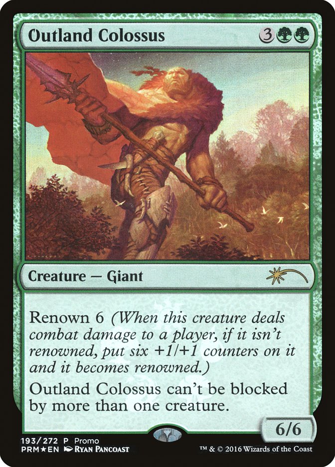 Outland Colossus [Resale Promos] | Shuffle n Cut Hobbies & Games