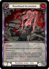 Runeblood Incantation (Yellow) [EVR108] (Everfest)  1st Edition Extended Art Rainbow Foil | Shuffle n Cut Hobbies & Games