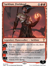 Sarkhan, Fireblood (White Border) [Mystery Booster 2] | Shuffle n Cut Hobbies & Games