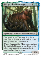 Keruga, the Macrosage (White Border) [Mystery Booster 2] | Shuffle n Cut Hobbies & Games