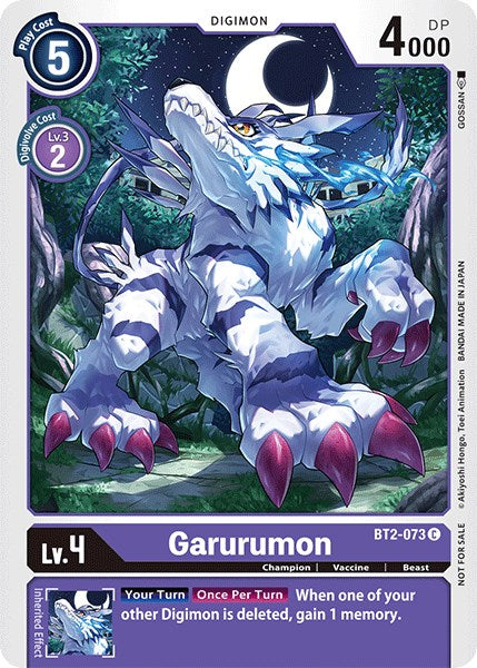 Garurumon [BT2-073] (Official Tournament Pack Vol.3) [Release Special Booster Promos] | Shuffle n Cut Hobbies & Games