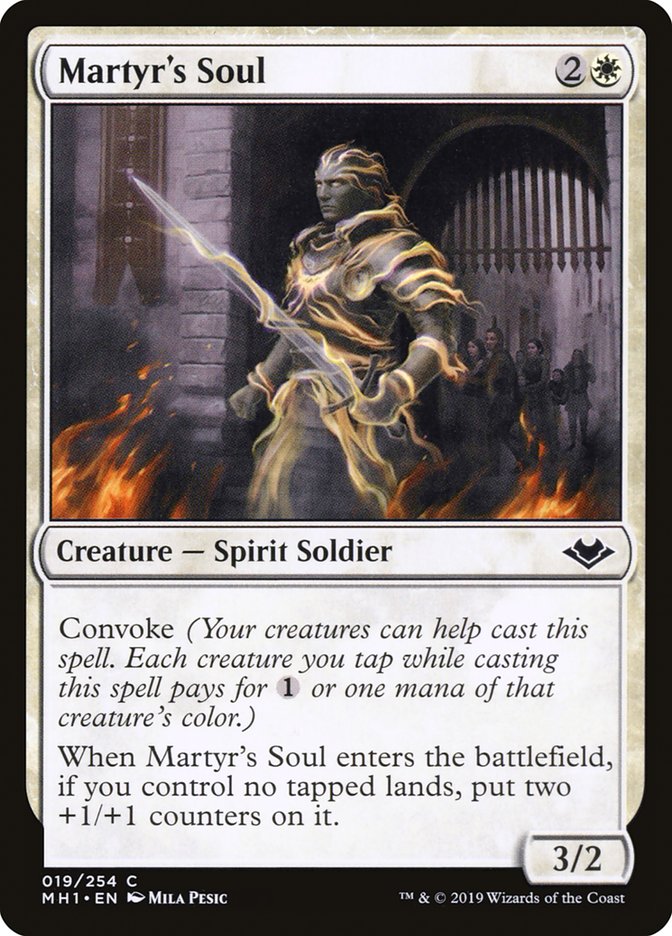 Martyr's Soul [Modern Horizons] | Shuffle n Cut Hobbies & Games