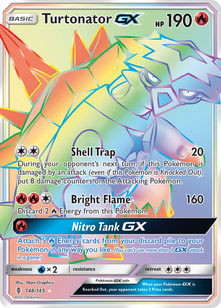 Turtonator GX (148/145) [Sun & Moon: Guardians Rising] | Shuffle n Cut Hobbies & Games