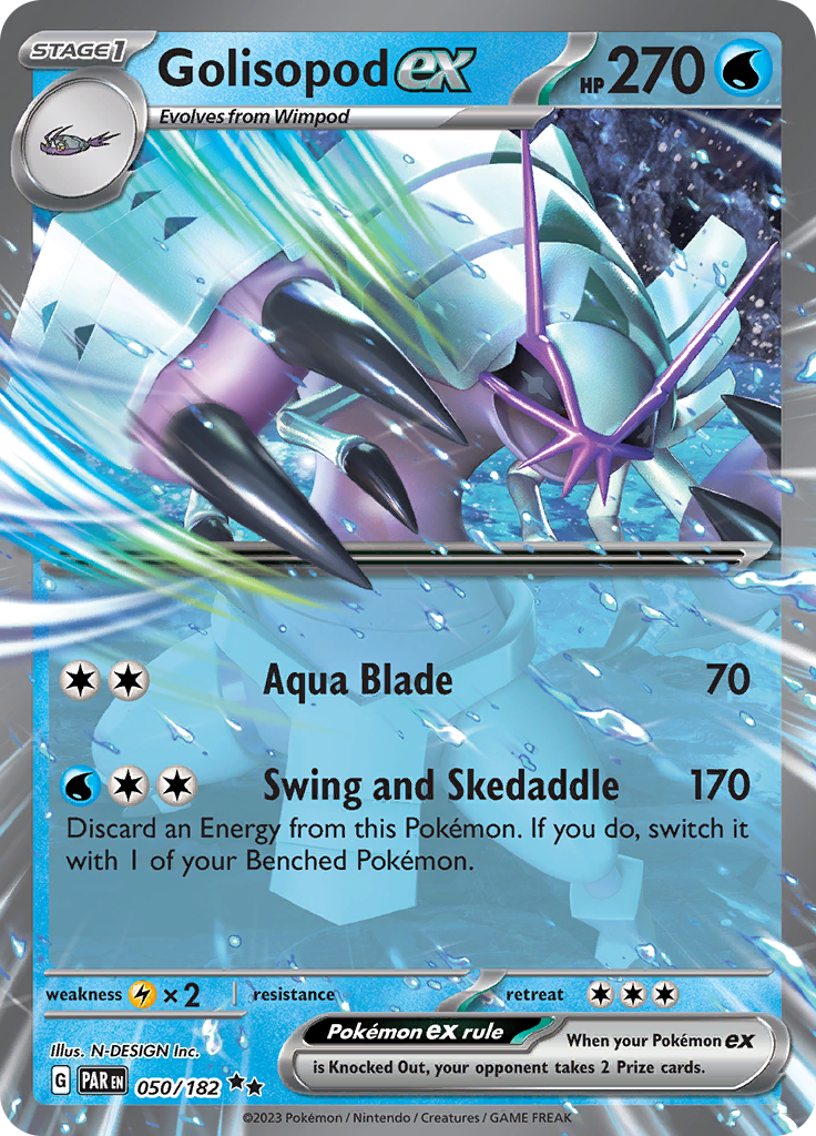 Golisopod ex (050/182) [Scarlet & Violet: Paradox Rift] | Shuffle n Cut Hobbies & Games