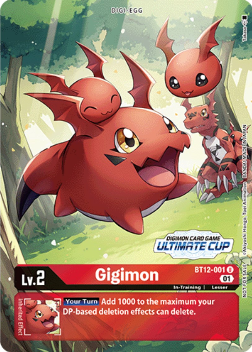 Gigimon [BT12-001] (Ultimate Cup) [Across Time Promos] | Shuffle n Cut Hobbies & Games