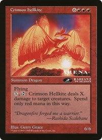 Crimson Hellkite (Oversized) [Oversize Cards] | Shuffle n Cut Hobbies & Games