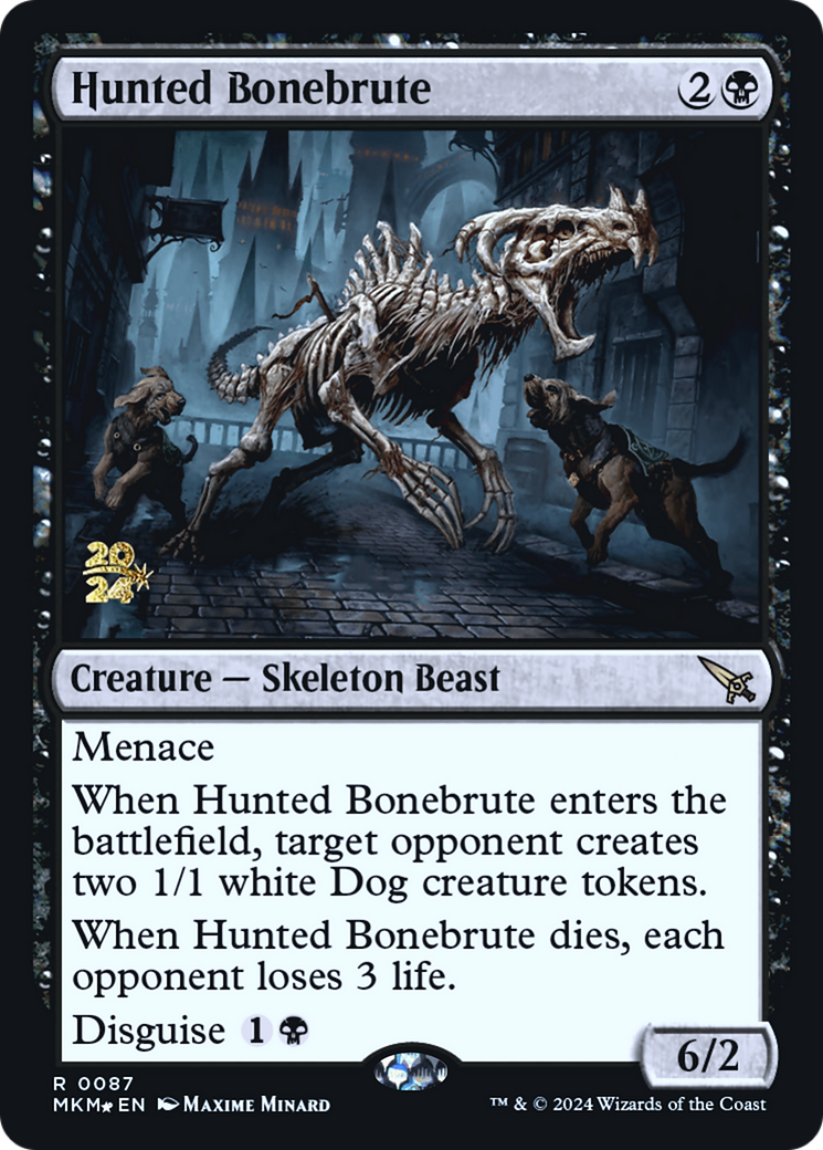 Hunted Bonebrute [Murders at Karlov Manor Prerelease Promos] | Shuffle n Cut Hobbies & Games