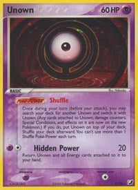 Unown (O) (O/28) [EX: Unseen Forces] | Shuffle n Cut Hobbies & Games