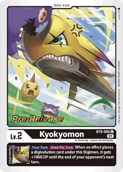 Kyokyomon [BT8-005] [New Awakening Pre-Release Cards] | Shuffle n Cut Hobbies & Games