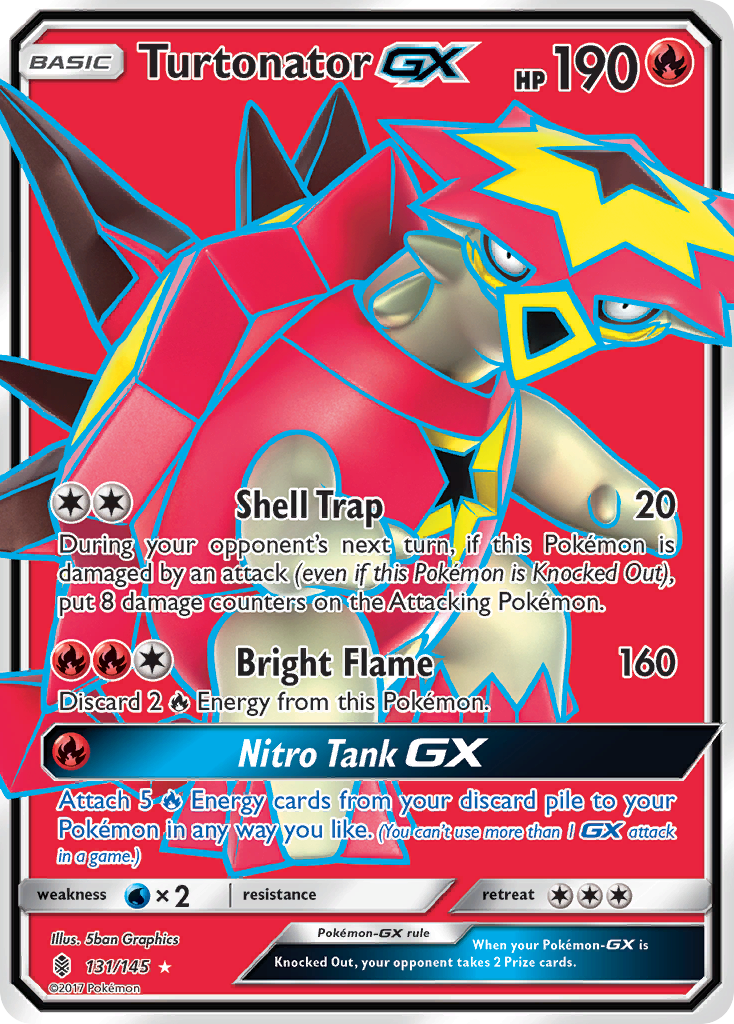 Turtonator GX (131/145) [Sun & Moon: Guardians Rising] | Shuffle n Cut Hobbies & Games