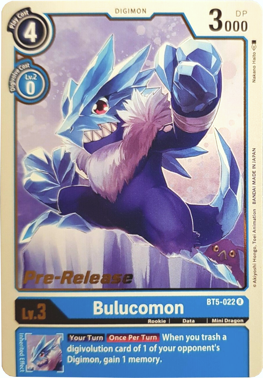 Bulucomon [BT5-022] [Battle of Omni Pre-Release Promos] | Shuffle n Cut Hobbies & Games