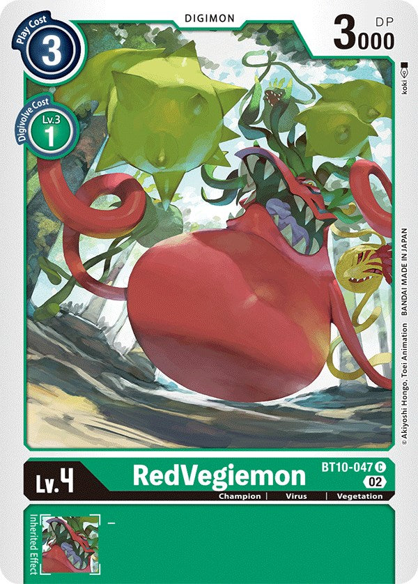 RedVegiemon [BT10-047] [Xros Encounter] | Shuffle n Cut Hobbies & Games